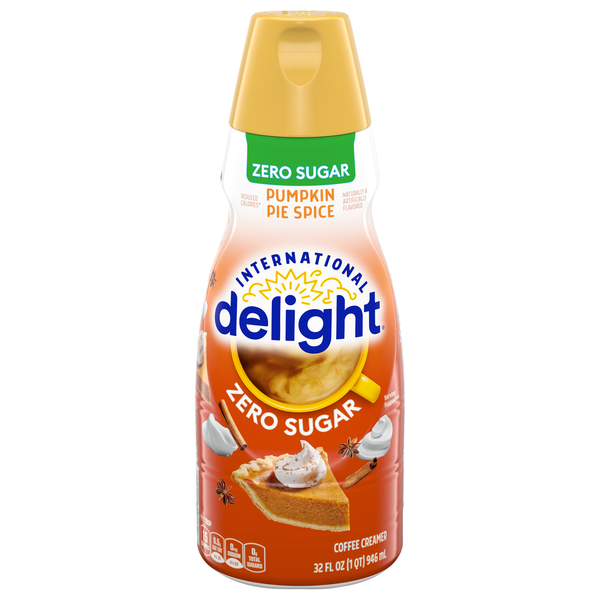 International Delight Zero Sugar Pumpkin Pie Spice Flavored Coffee Creamer