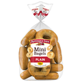 Pepperidge Farm Mini Plain Pre-Sliced Bagels - 12 ct