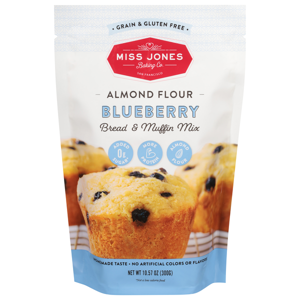 Miss Jones Baking Co. Grain & Gluten Free Blueberry Muffin & Bread Mix