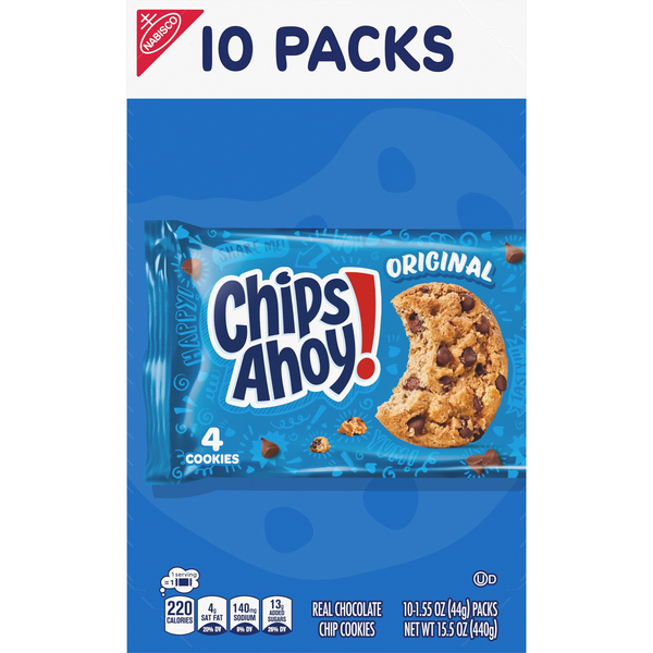 Nabisco Chips Ahoy! Original Chocolate Chip Cookies - 10 ct