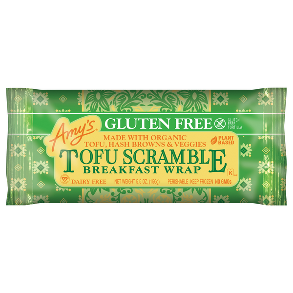 Save on Amy's Breakfast Wrap Tofu Scramble Gluten Free Organic Order