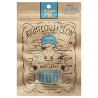 Righteous Felon Baby Blues BBQ Beef Jerky