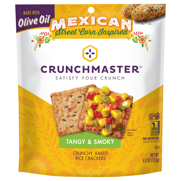 Crunchmaster Gluten Free Mexican Street Corn Baked Multi-Grain Crackers