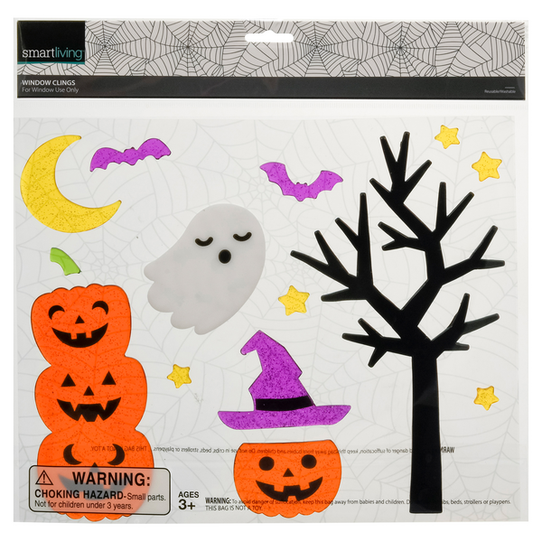 Save on Smart Living Halloween Window Clings Pumpkins Order Online