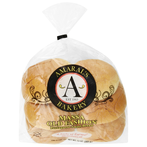 Amaral's Bakery The Original Portuguese Sweet Bread - 6 ct
