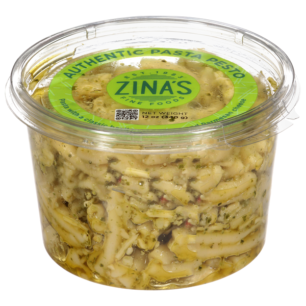 Zina's Deli Authentic Pesto Pasta Salad