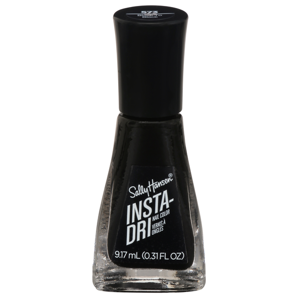 Sally Hansen Insta-Dri Nail Polish Black to Black 573