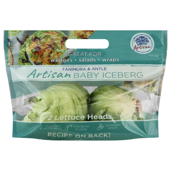 Tanimura & Antle Artisan Baby Iceberg Lettuce Heads