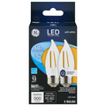 GE LED Light Bulb Decorative Clear Finish Soft White 60w Replacement