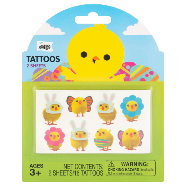 Mello Smello Easter Tattoos Chicks