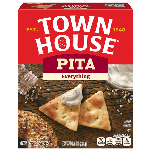 Town House Everything Pita Crackers