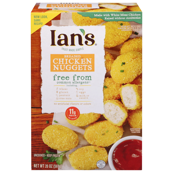 Ian's Gluten & Wheat Free Breaded Chicken Nuggets Frozen