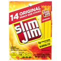 Slim Jim Original Snack Size Smoked 6g Protein Meat Sticks - 14 ct