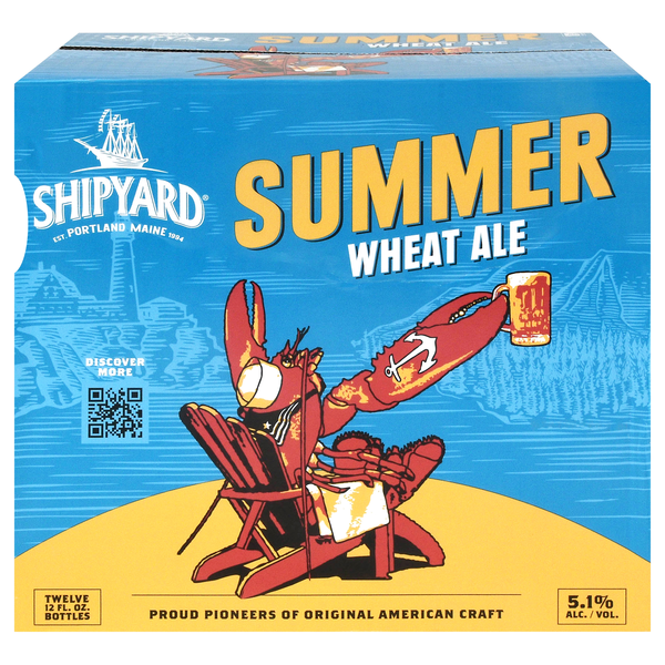 Shipyard Summer Wheat Ale Beer - 12 pk