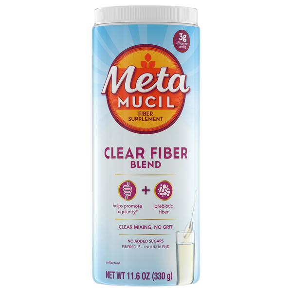 MetaMucil Clear Fiber Blend Supplement