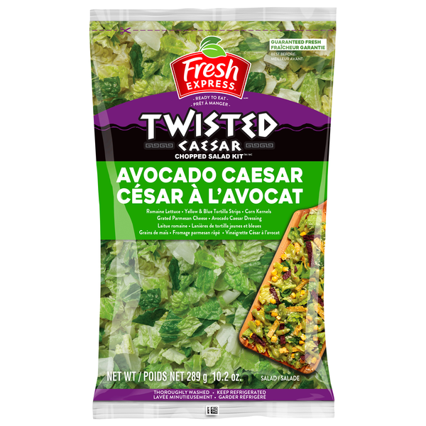 Fresh Express Chopped Twisted Avocado Caesar Salad Kit