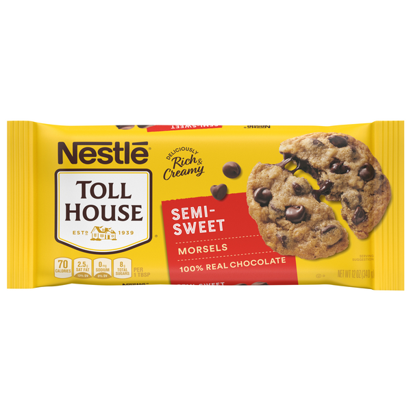 Nestle Toll House Semi-Sweet Chocolate Baking Morsel Chips