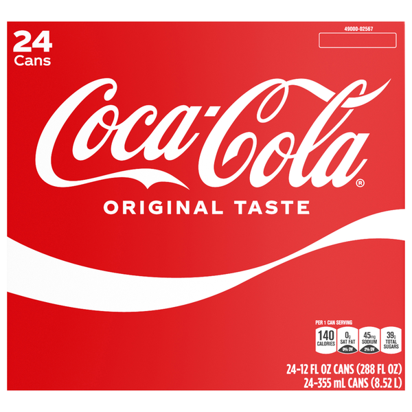 Coca-Cola Original Soda - 24 pk