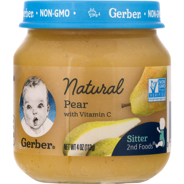 Save on Gerber 2nd Foods Natural Pear Sitter Order Online