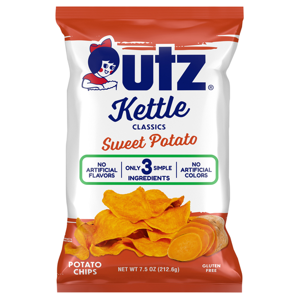 Utz Kettle Classics Gluten Free Sweet Potato Chips
