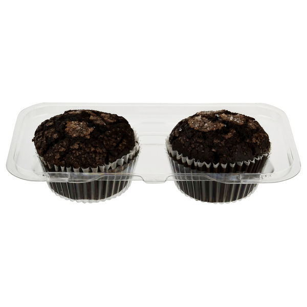 Our Brand Bakery Double Dutch Chocolate Muffins - 2 ct