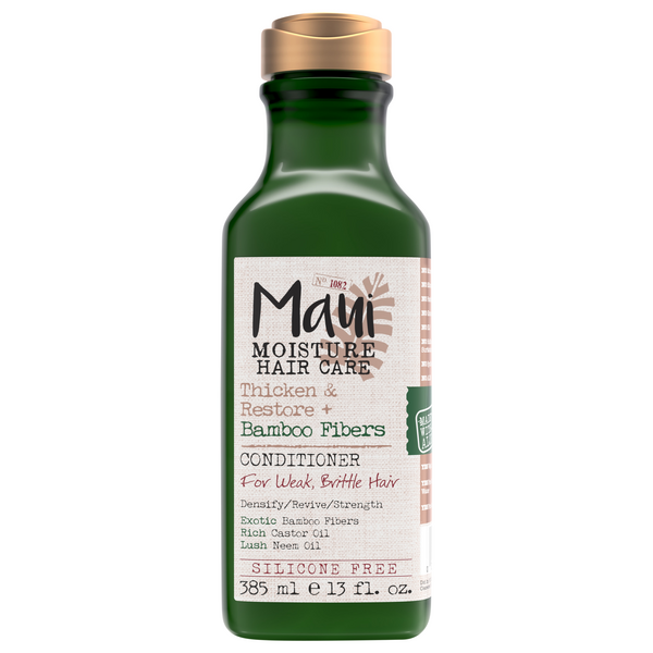 Maui Moisture Conditioner Bamboo Fibers Weak Brittle Hair Silicone Free