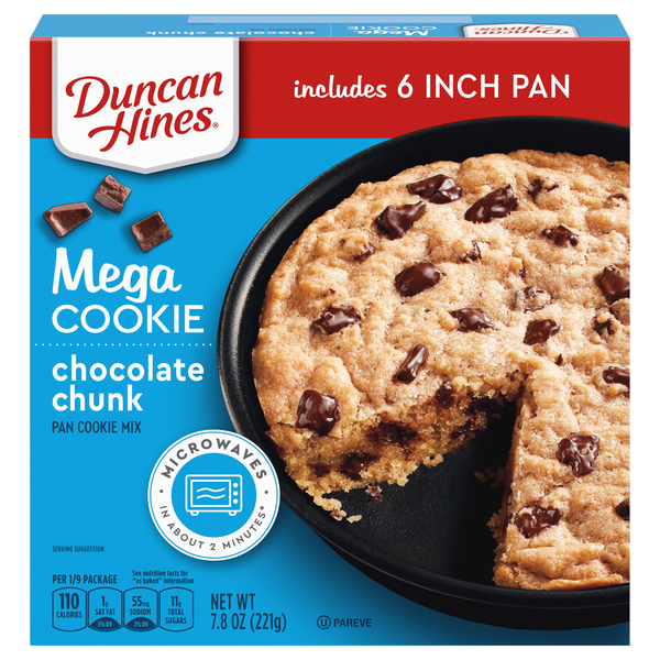 Duncan Hines MEGA Chocolate Chunk Pan Cookie Mix
