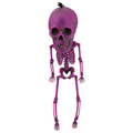 Fun World Halloween Purple Skeleton Decor