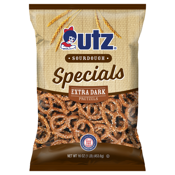 Utz Specials Extra Dark Sourdough Pretzels