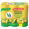 V8 Sweet & Spicy Pineapple Jalapeno Fruit & Vegetable Juice - 6 pk