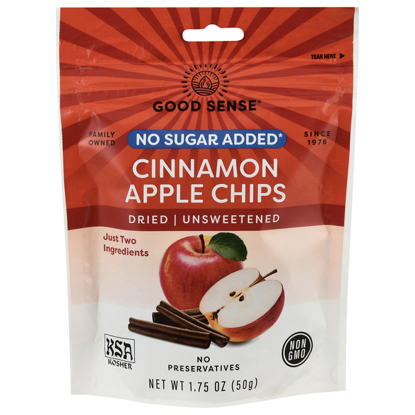 Good Sense Dried Fruit Cinnamon Apple Chips