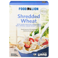 Food Lion Bite-Sized Frosted Shredded Wheat Whole Grain Cereal