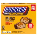 SNICKERS Minis Crunchy Peanut Butter Ice Cream Bars - 10 ct