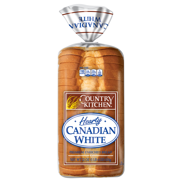 Country Kitchen Hearty Canadian White Bread Sliced