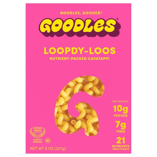 Goodles Loopdy-Loos Nutrient-Packed Protein Cavatappi Pasta