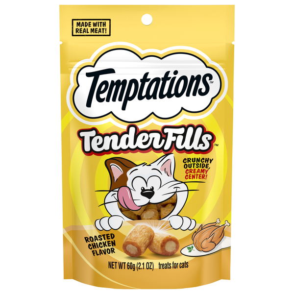 Temptations TenderFills Roasted Chicken Flavor Crunchy & Soft Cat Treats