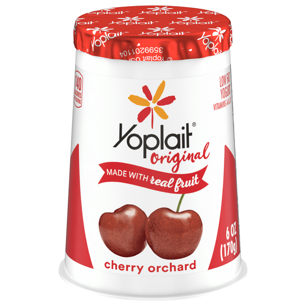 Yoplait Original Low Fat Cherry Orchard Yogurt Cup