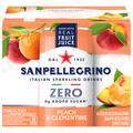 San Pellegrino Zero Peach & Clementine Sparkling Beverage - 6 pk