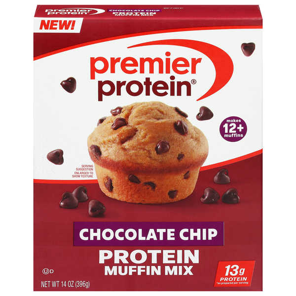 Premier Chocolate Chip 13g Protein Muffin Mix