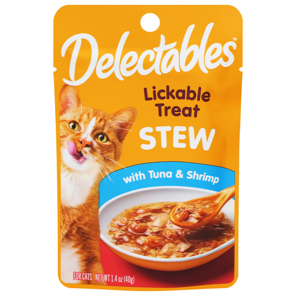 Delectables Stew Tuna & Shrimp Lickable Cat Treat