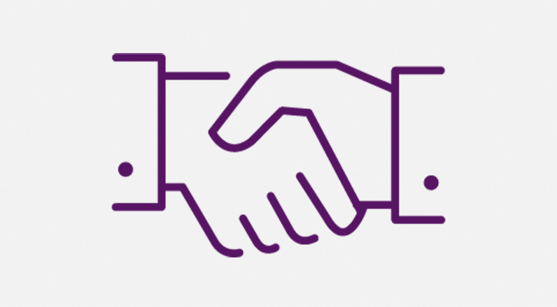 icon of shaking hands
