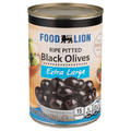 Food Lion Extra Large Ripe Pitted Black Olives