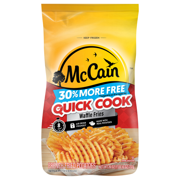 McCain Quick Cook Waffle Fries Frozen