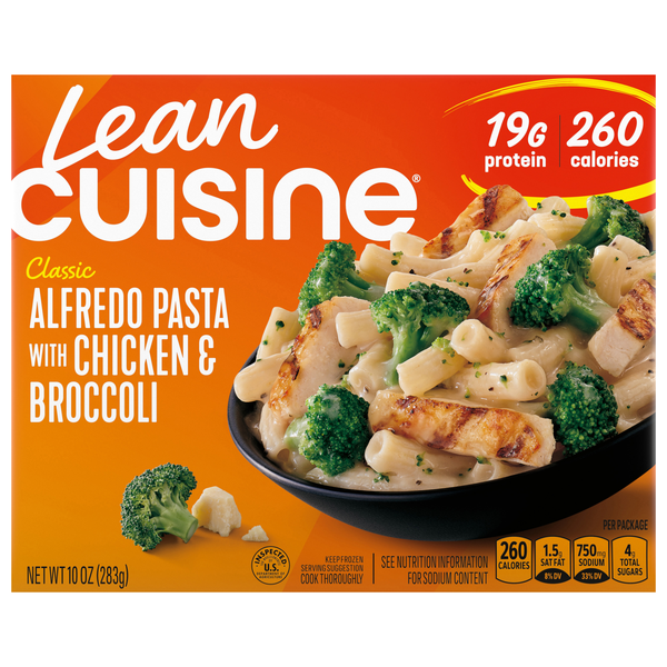 Lean Cuisine Comfort Cravings Alfredo Pasta w/Chicken/Broccoli Frozen Meal