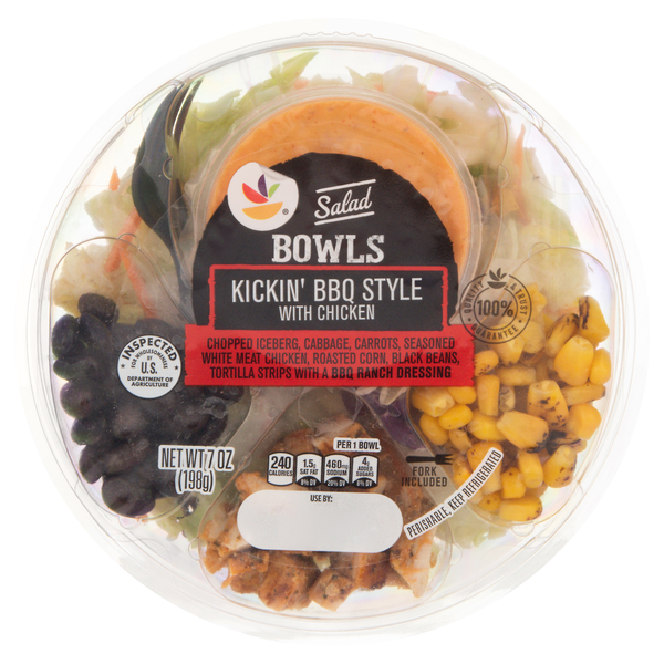 Our Brand Chopped Kickin' BBQ Style Salad Bowl