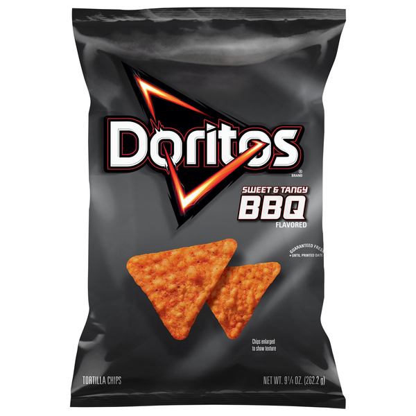 Doritos Sweet & Tangy BBQ Flavored Tortilla Chips