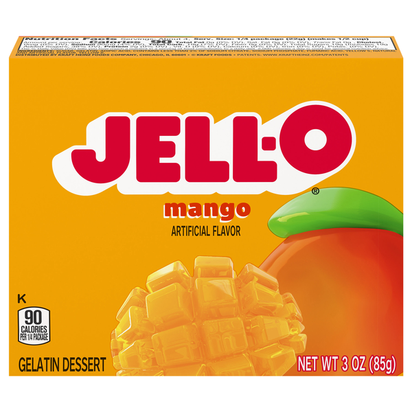 Jell-O Mango Flavored Gelatin Dessert Mix