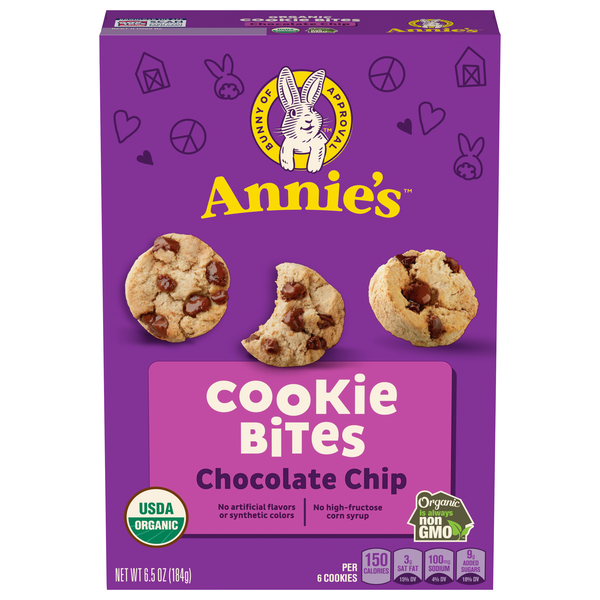 Annie's Organic Chocolate Chip Cookie Bites
