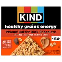 KIND Healthy Grains Peanut Butter Dark Chocolate Energy Bars - 5 ct
