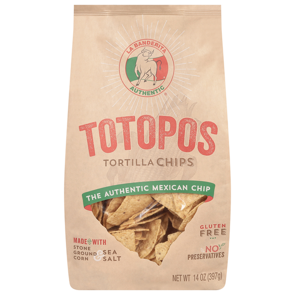 La Banderita Gluten Free Totopos Tortilla Chips